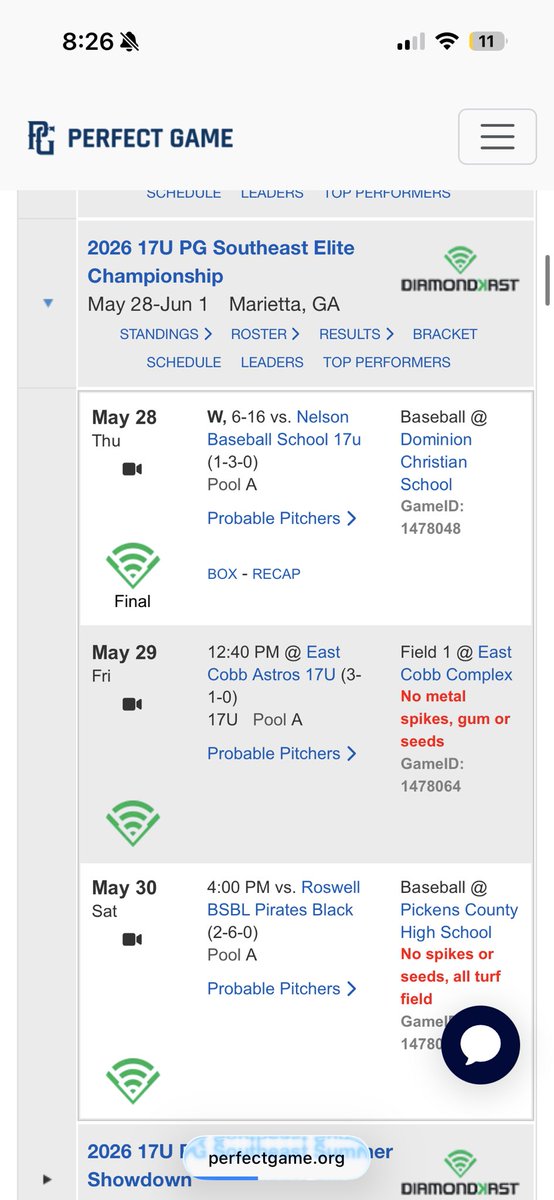 sjmurphybsbl_'s tweet photo. Game 1 W today with my guys!! Here are the next 2 pool play games, let’s go win a pool! Also added a Backside 2B off the bottom of the RF fence today. @rjpruitt08 @Austingreen_7 @TheDreamBall https://t.co/r8JGXh754E