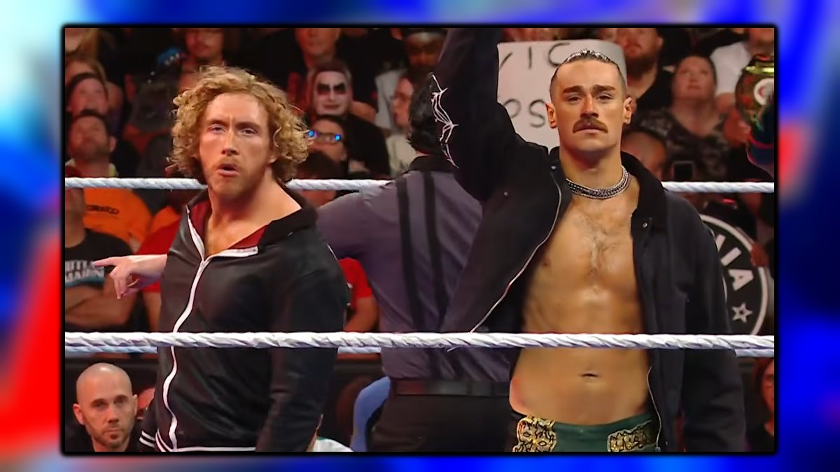 WrestleTalk_TV's tweet photo. Charlie Dempsey and Uriah Connors, the sons of William Regal and Fit Finlay, are on WWE Main Event to take on Alpha Academy! https://t.co/Sc8PKcYX2T