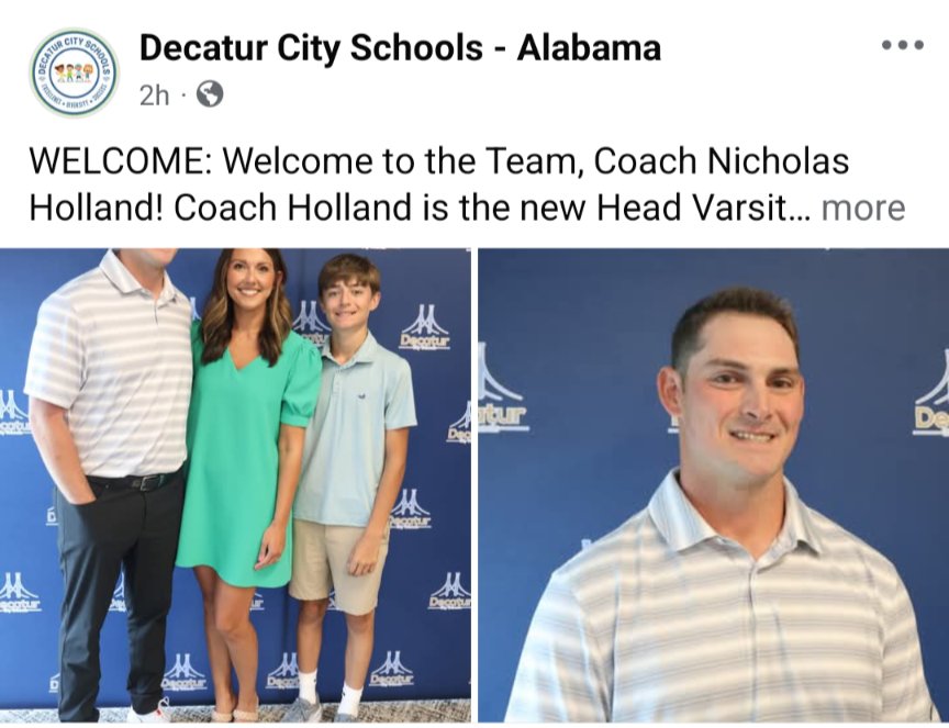 ProwlerRecruit's tweet photo. 🚨 HUGE NEWS! 🚨

Massive congratulations to former Prowler podcast guest Brandt Holland on being named the new Head Baseball Coach at @DHS_Bsbl! 🦅⚾️

Decatur is getting an absolute gem of a leader, and we can’t wait to watch the program thrive under his direction. Go crush it, Coach!

👉 Rewatch his Prowler podcast episode here: https://t.co/wON3Hnx2T7

#PROWLERUP