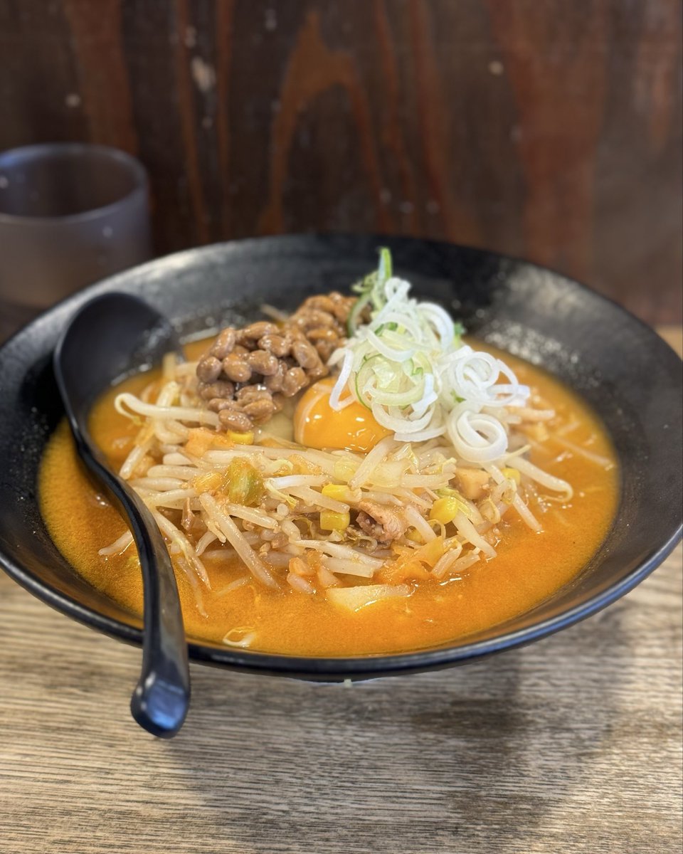 aoi_sendai_'s tweet photo. 【仙台】本当に合うの？！
東口にある納豆ラーメン🍜
📍柳家 仙台駅東口店 https://t.co/DoOHj6b7g8