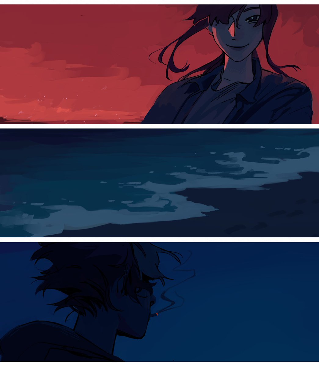 realLemorgo's tweet photo. could it be that he likes the sea i wonder. and maybe faces not being seen https://t.co/IIhYsBaMrV