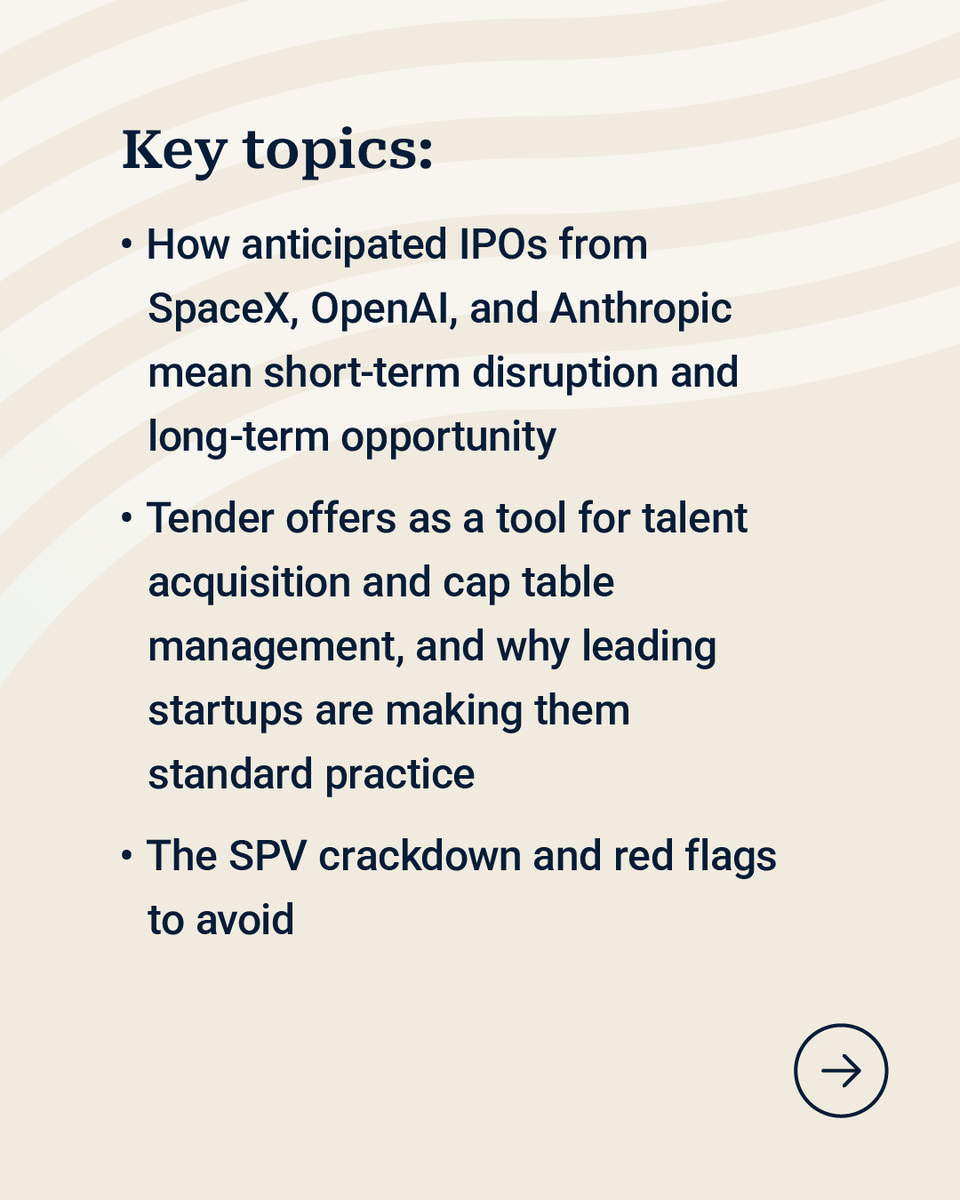 PitchBook's tweet photo. Venture secondaries are now a major part of the venture market infrastructure, joining IPOs and acquisitions as the industry standard. 🏅  
 
Register for our upcoming webinar discussing the rise of secondaries and what’s next for the space. Live June 2: https://t.co/y91BVhB3Wl https://t.co/Q2XYhAsxev
