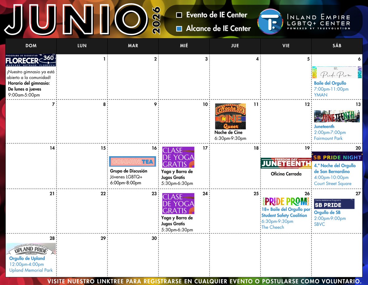 TruEvolutionInc's tweet photo. Desde círculos de sanación hasta actividades de alcance comunitario y ejercicio físico, dondequiera que se encuentre en su camino, usted es bienvenidx aquí. Confirme su asistencia a nuestros eventos de junio a través de nuestro Linktree. 🌱🌈 https://t.co/OrlMdd8KST