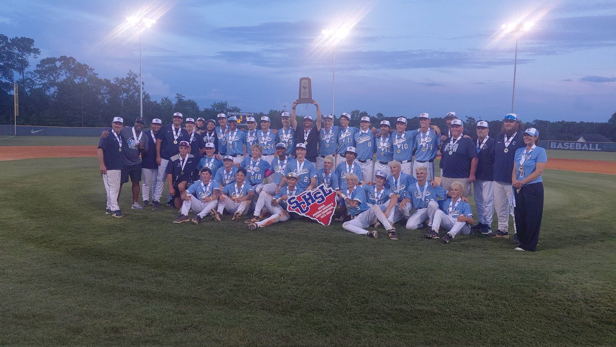 junebugnewyork's tweet photo. @baseball_Chapin BY THE NUMBERS:
- 12th state title all-time
- 4th title in different @SCHSL classifications (Classes A, 2A, 4A &amp; 5A Division II)
- 5th state title won by a different coach 
- 4th title since 2019 for Region 4-5A @NewChapinNews @Ua20Matt @theTeddyHeffner https://t.co/IHTdsMLIGU