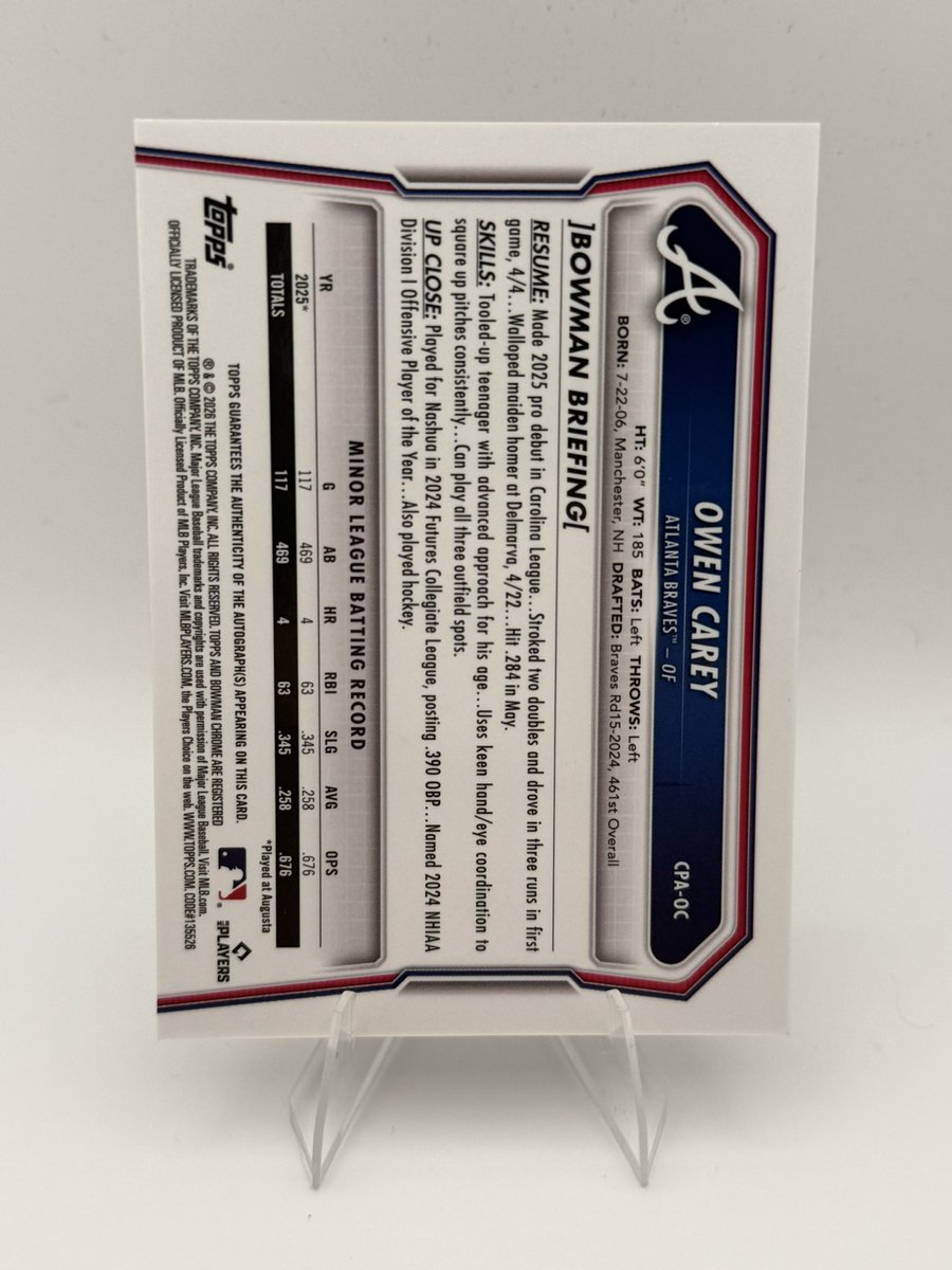 waldojunia_'s tweet photo. For sale. Asking $850, open to offers.

No direct comps, black xfractor auto just sold for $406. 

RTs, tags, vibes are all appreciated! https://t.co/4pWGUpGQgA