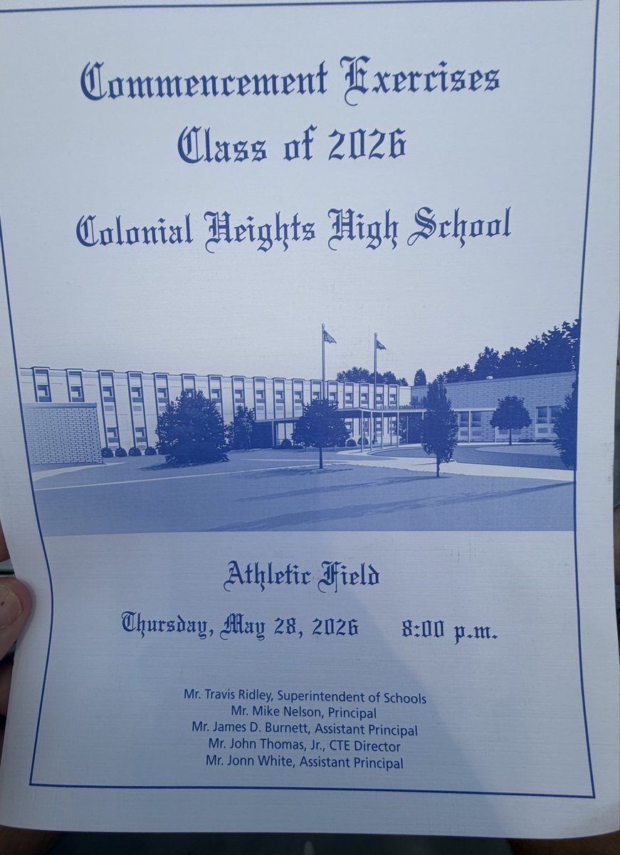 mikecherryforva's tweet photo. Congratulations to all @ColonialHtsHigh graduates! 🎓 https://t.co/C91Wmwqr7L