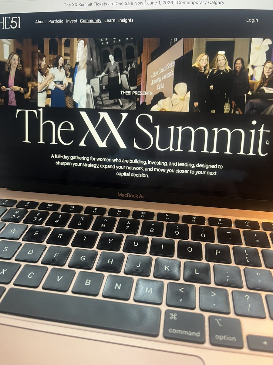 Janicka's tweet photo. So looking forward to The XX Summit by The51 in Calgary 👏👏👏 https://t.co/OKy3Nl3C8P