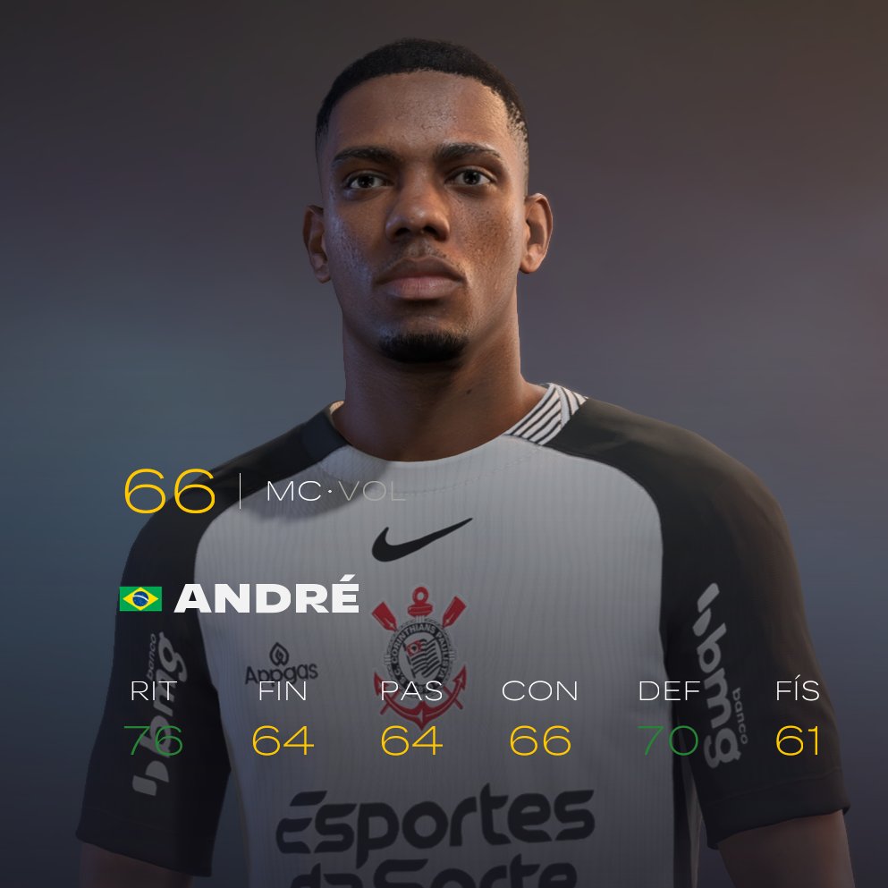 jaofacemaker's tweet photo. EA FC 26 MOD PC ⚽ Players 🇧🇷

Corinthians - André
Al Sadd - Claudinho

Become a member and receive exclusive content + updates 🔥

📎 https://t.co/FJ1tDlEhgL
📎 https://t.co/jEV5PmqhLe

💰 Best value for money.
📩 DM

#EAFC26 https://t.co/wOLt86qN2z