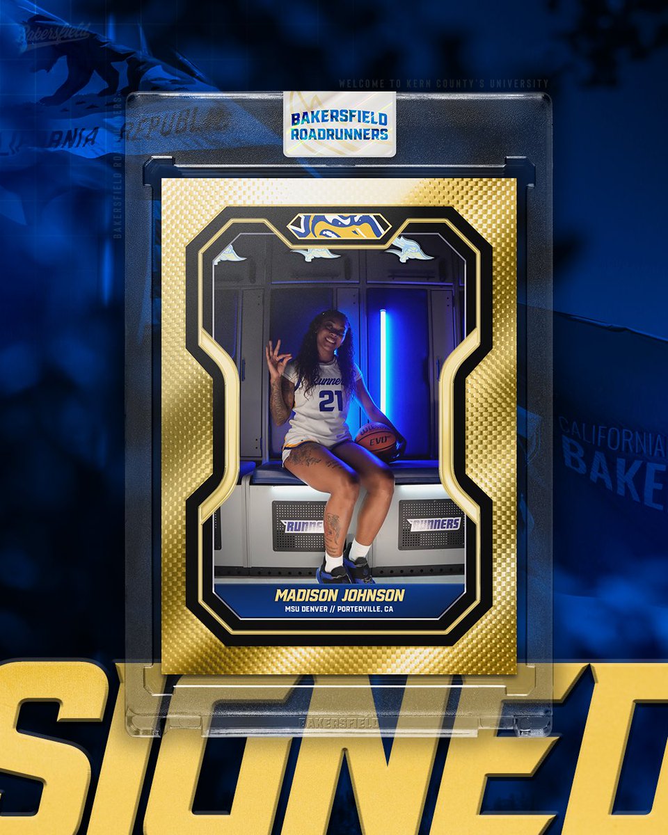 csub_wbb's tweet photo. Welcome back to 𝓑𝓪𝓴𝓮𝓻𝓼𝓯𝓲𝓮𝓵𝓭, Madi! 

Madison Johnson
Porterville, CA

#RunnersOnTheRise https://t.co/z23B1JJxNU