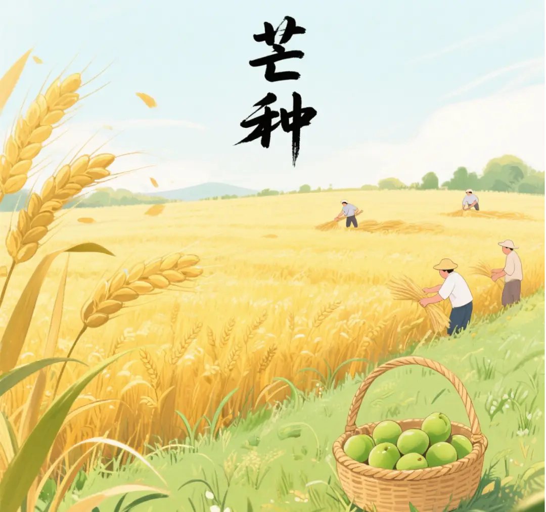 daifuchannel's tweet photo. 今日は二十四節気の芒種（ぼうしゅ）です。稲や麦など、穂の出る植物の種をまく時期とされ、梅雨入りが近づく頃でもあります。農作業が本格化し、季節の移り変わりを感じられる節気です。紫陽花が咲き始め、蒸し暑さを感じる日も増えていきます。
#芒種 #二十四節気 https://t.co/AarHW6WCIz