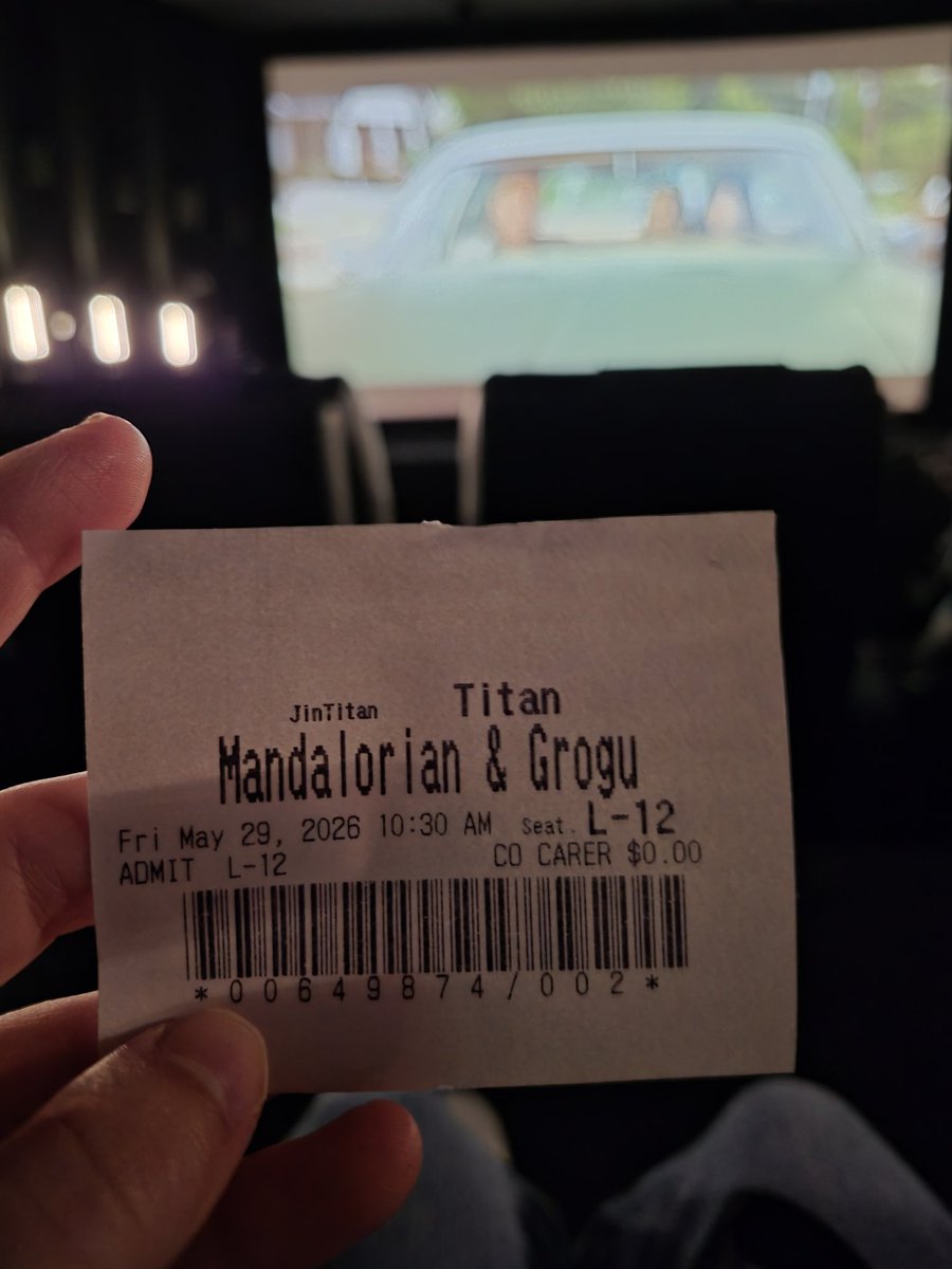 OfTheHighGround's tweet photo. |: About to watch The Mandalorian and Grogu on the biggest screen in the cinema~ let's GOOOOO! https://t.co/al2in0hh78