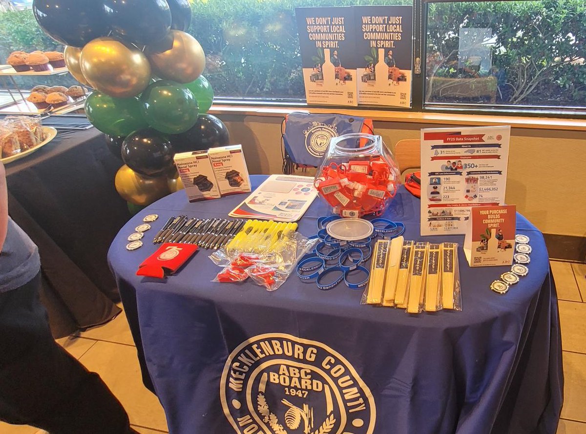 MeckABC's tweet photo. ☕ Grounded in coffee.

The Mecklenburg County ABC Board partnered with Starbucks at Cotswold Village and @CMPD for Coffee with a Cop — bringing the community together through conversation and engagement.

Thank you to everyone who stopped by! 🤝

#CoffeeWithACop #MeckABC #CMPD #CharlotteNC