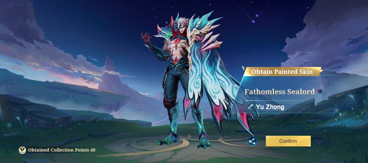 IsengKun's tweet photo. I just obtained a new skin Fathomless Sealord in Mobile Legends: Bang Bang! Let's face off against the world's best MOBA players together! 
https://t.co/iXuydzLzTU https://t.co/p5fPd0QFPb