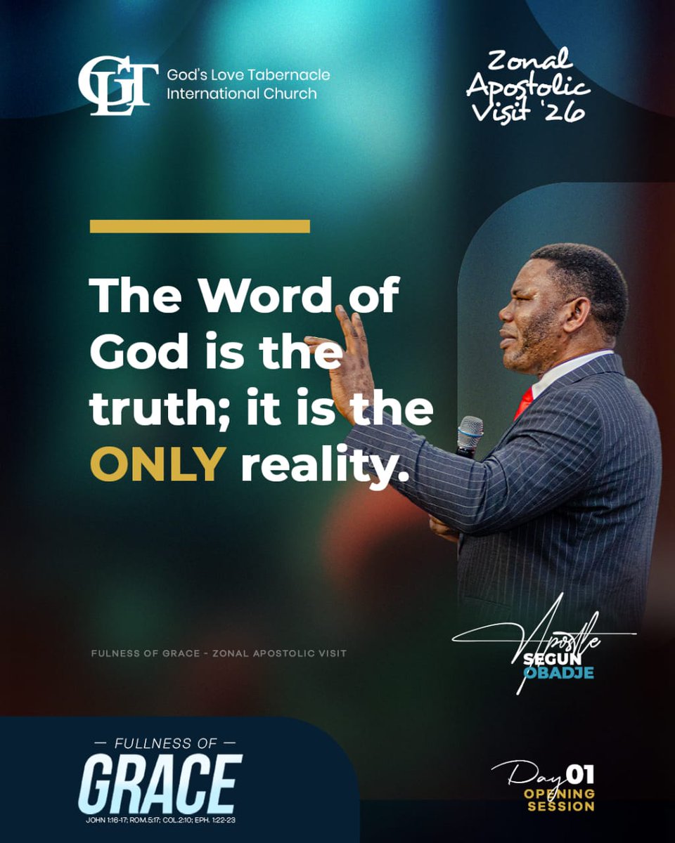 gltife's tweet photo. Sermon excerpts from Zonal Apostolic Visit 2026 Day 1 - Opening Session 
#ZAV2026 #FullnessOfGrace #GLTChurch https://t.co/hiVnO0QnX1