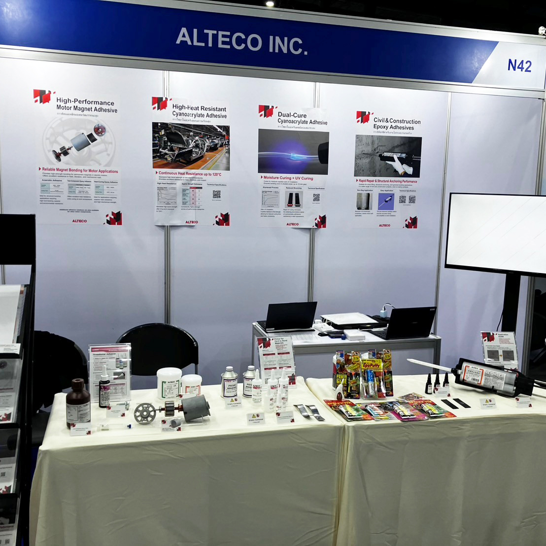 alteco_official's tweet photo. 5月12～16日にタイのバンコクで開催された「EMIDASものづくり商談会2026」に出展いたしました。
現地では多くの企業様と交流・商談の機会をいただき、大変有意義な展示会となりました。

#EMIDASものづくり商談会 https://t.co/s9CZo9TrVV