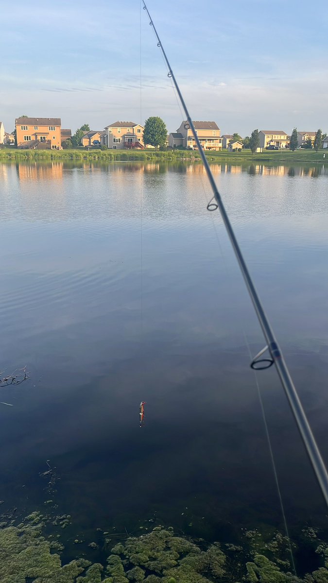 bigmattpaulsen's tweet photo. Hello with Thursday afternoon! I made it to the gym after work and then a walk with the boss and now doing some fishing! Good evening all! #JustKeepMoving #Inspire #ThisIs61 #MissBella #BrooksRunning https://t.co/2CLIh4aaal