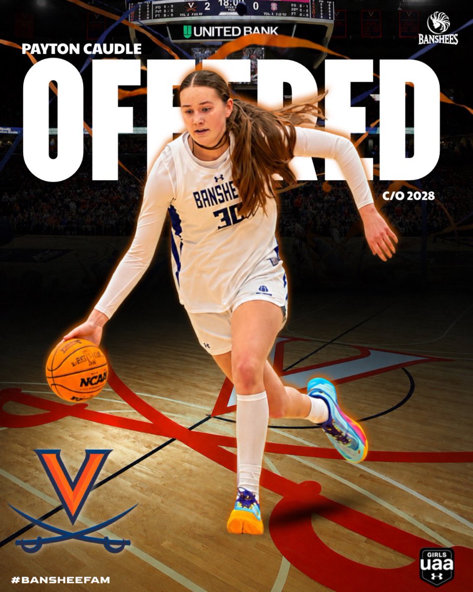 paytoncaudle30's tweet photo. Grateful to receive an offer from @UVAWomensHoops!! Thank you @CoachRous &amp; staff for believing in me!! https://t.co/7FvnPat4Jq