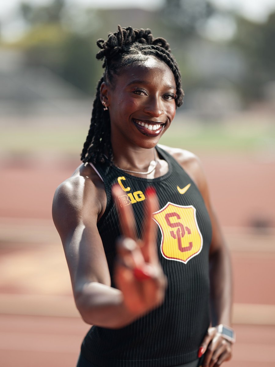 USC_Track_Field's tweet photo. Onto the QF! ➡️

Madison Whyte (51.88) and Joelle Trepagnier (52.36) advance in the 400m ‼️

#FightOn | @BlkGrlSunscreen https://t.co/AHJGySRImy