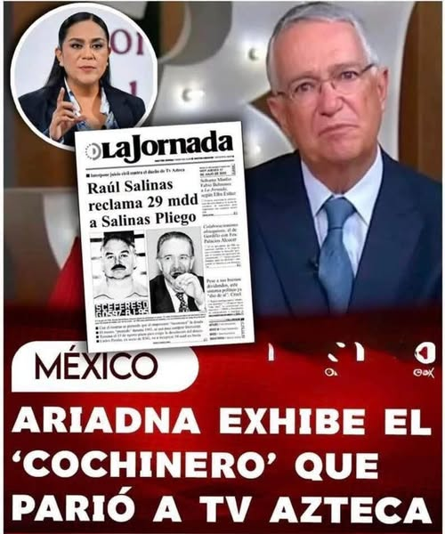 AntonioJMarti's tweet photo. MENTOTIADAS A GRUPO SALINAS PLIEGO.

¡SE LES CAYÓ EL TEATRITO!
Y lo peor del caso es que se la pasan diciendo puras mentiras, ahora entiendo el nivel de sus simpatizantes se informan con Paty Chapoy, Pedro Sola, sus comentocratas que reciben línea que tienen que decir y para acabarla de amolar con Lord montajes y brozo, con razón.
Ahora resulta que el “Tío Richie” y TV Azteca quieren venderse como víctimas de la “censura”, cuando durante décadas vivieron pegados al poder y amasaron fortunas gracias al salinismo.
La dirigente de Morena, Ariadna Montiel Reyes, les recordó algo que les arde: TV Azteca no nació del esfuerzo ni de la “libertad empresarial”, sino de privatizaciones hechas a modo y préstamos millonarios ligados al clan Salinas.
Hoy, Ricardo Salinas Pliego quiere jugar al rebelde antisistema mientras su imperio creció gracias a los privilegios del viejo régimen neoliberal.
Y lo más indignante: los mismos que callaron ante la corrupción, el saqueo y los abusos del PRIAN, ahora lloran porque ya no controlan el discurso público como antes. El problema no es la “censura”… el problema es que el pueblo ya no les cree.
Se acabó la época donde las televisoras manipulaban a México desde sus noticieros vendidos. Hoy la gente tiene memoria y sabe perfectamente quiénes hicieron negocios al amparo del poder mientras millones vivían en pobreza.