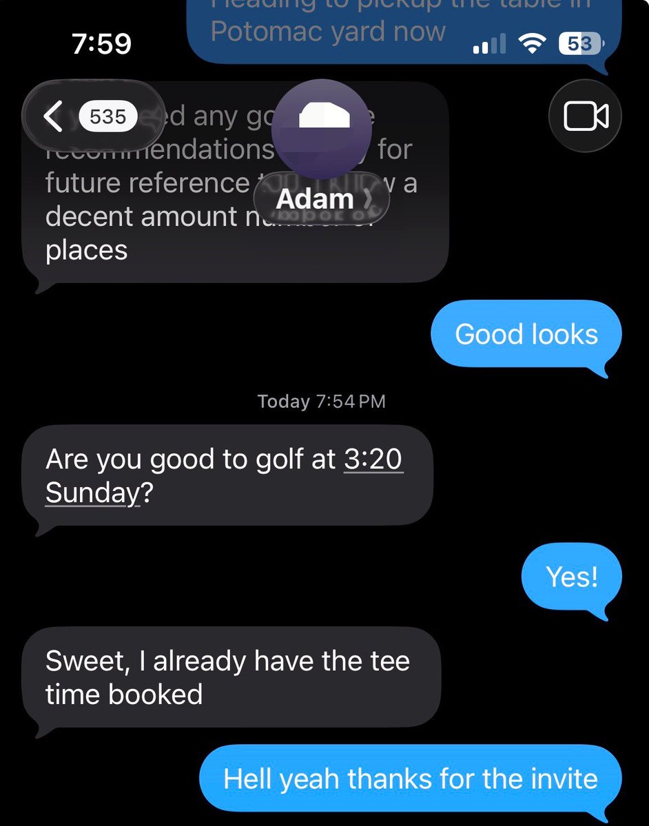 SladeLieutenant's tweet photo. Finally got the country club invite. Sunday after college friends are in town, gonna be seeing double and probably scoring doubles too. #wishmeluck https://t.co/x4GLNY0gLB