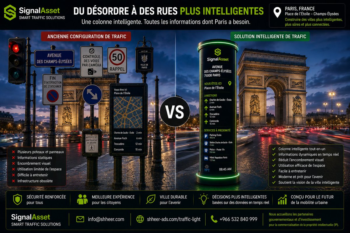 signalasse's tweet photo. 🇫🇷 #SignalAsset transforme les intersections en infrastructures intelligentes pour des villes plus sûres et connectées.

#Paris
#Lyon #Marseille
#Nice #Toulouse
#BNPParibas #SocieteGenerale
#CreditAgricole #CreditMutuel #LaBanquePostale
#PoliceNationale #PoliceParis #VilleDeParis https://t.co/boW5egLP3f