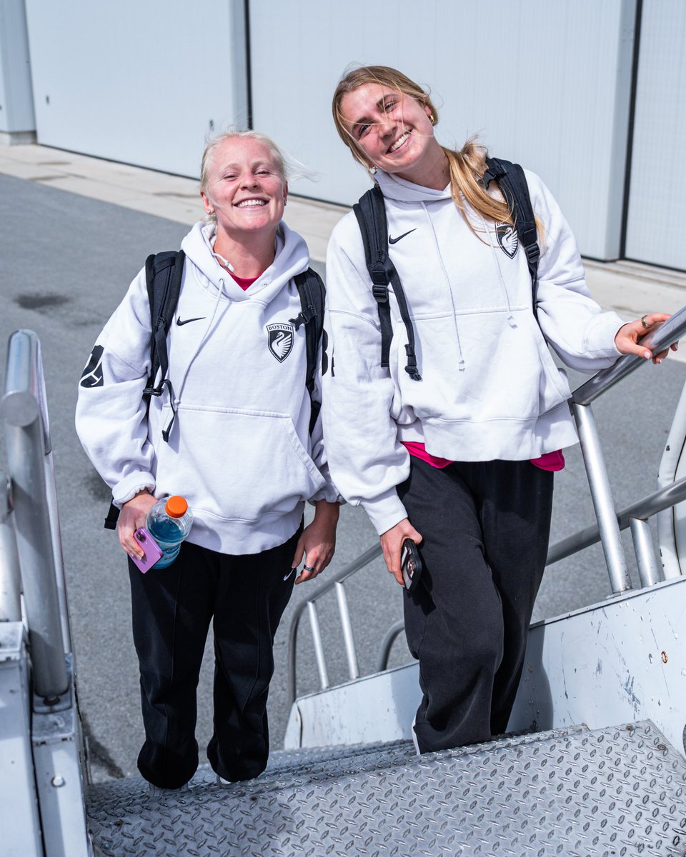 NWSLBoston's tweet photo. (K)C u soon ✈️ https://t.co/ByFx9RpHHz