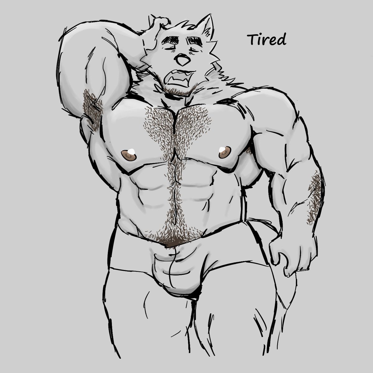 Diegoshi51's tweet photo. This dog is tired

-I need to improve but I don't know if I should focus on drawing 
-I don't remember which artist I took the reference from https://t.co/mhk5rGH82y