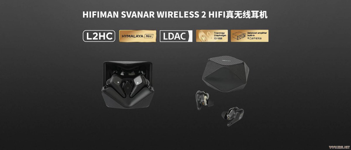 erjinet's tweet photo. HIFIMAN has released the SVANAR Wireless  2, HE6 Remastered, HM2000 HIFI tablet, and its stand.  
The SVANAR Wireless  2  is the first non-Huawei brand wireless earphone to support the L2HC high-definition Bluetooth protocol, as well as LDAC. https://t.co/4TKpq2vweS