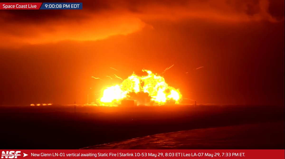 dpoddolphinpro's tweet photo. ANOMALY: @BlueOrigin have suffered a CATASTROPHIC EXPLOSION AT LAUNCH COMPLEX-36

📷 @NASASpaceflight/@JerryPikePhoto