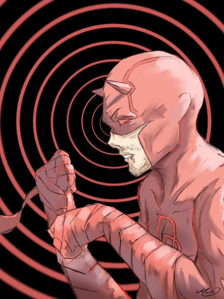 HellAngelAtlas's tweet photo. The man without fear #daredevil #marvelfanart #marvel #illustration https://t.co/JiFb6IamEV