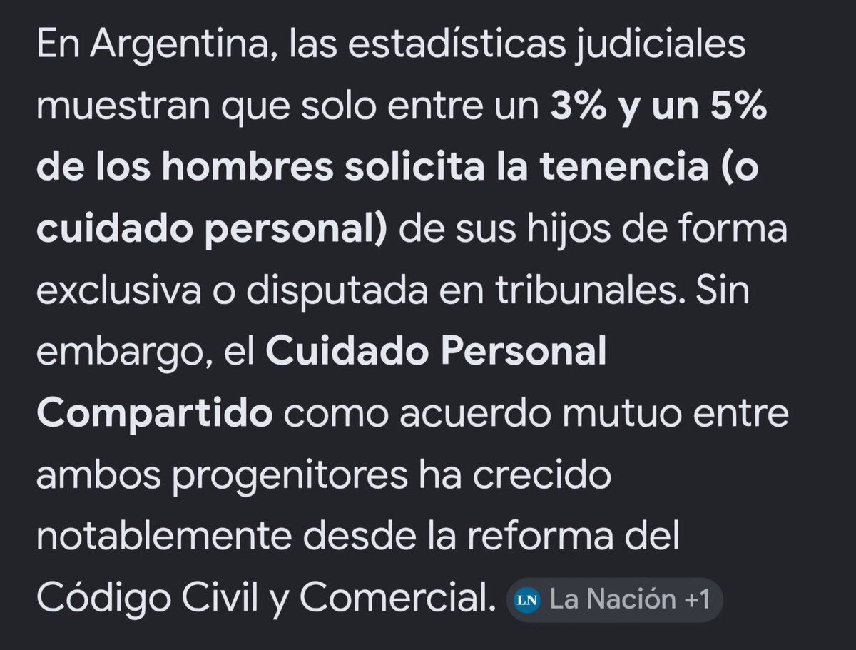 Julie779p's tweet photo. @SimonAndresJai2 @arianacf10 @necko La mayoría de hombres no quieren tenencia compartida. De hecho, si elegis tenencia compartida no es obligatoria la manutención.  Pero obviamente muchos hombres prefieren no tener la responsabilidad del hijo con todo lo que conlleva. Triste, pero real. https://t.co/bMOH2MYyzq