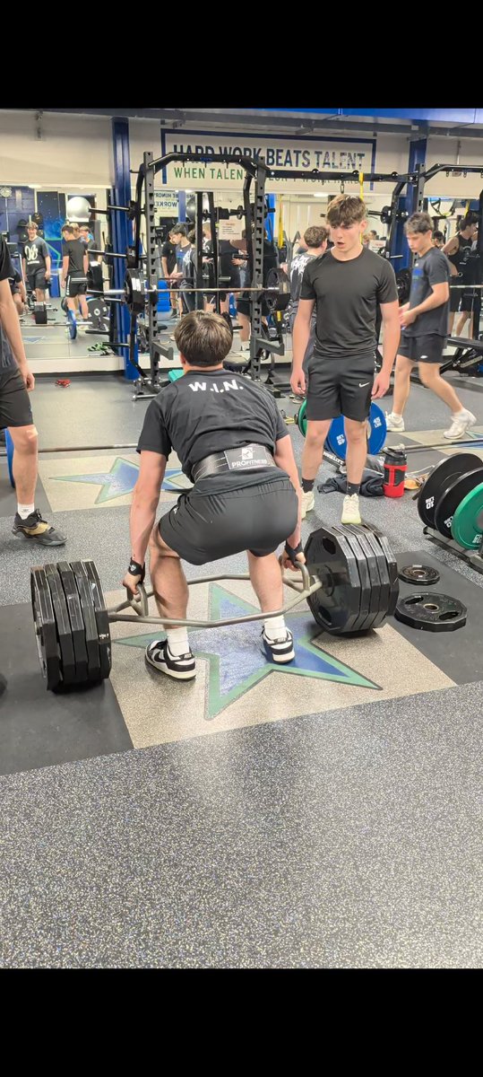 Northstarsfball's tweet photo. Outstanding day with the guys pushing a lot of weight, setting new max numbers, and showing what months of hard work looks like. We now have 23 players part of the 1000lb club!
🔵Great Day to Be a Northstar 🟢 https://t.co/T3kBQYL4eF
