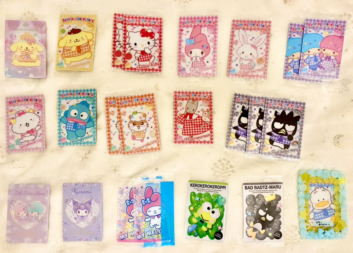 solty_t's tweet photo. @no_TL

【交換 郵送】
サンリオキャラクターズ ウエハース12

譲：画像

求：あひるのペックル

SP：複数枚希望
どなたでもお気軽にお声掛けください🐥⸒⸒ https://t.co/3Edmzy2lR7