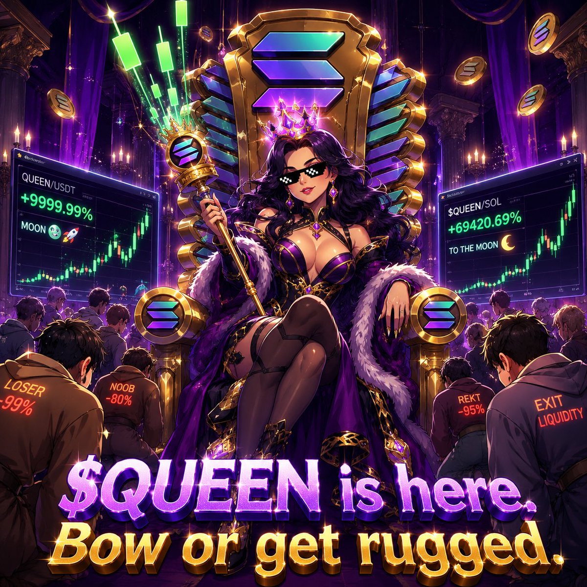 Gauntletxxx's tweet photo. @CryptoqueenRI $QUEEN https://t.co/OhrnFG2V4K