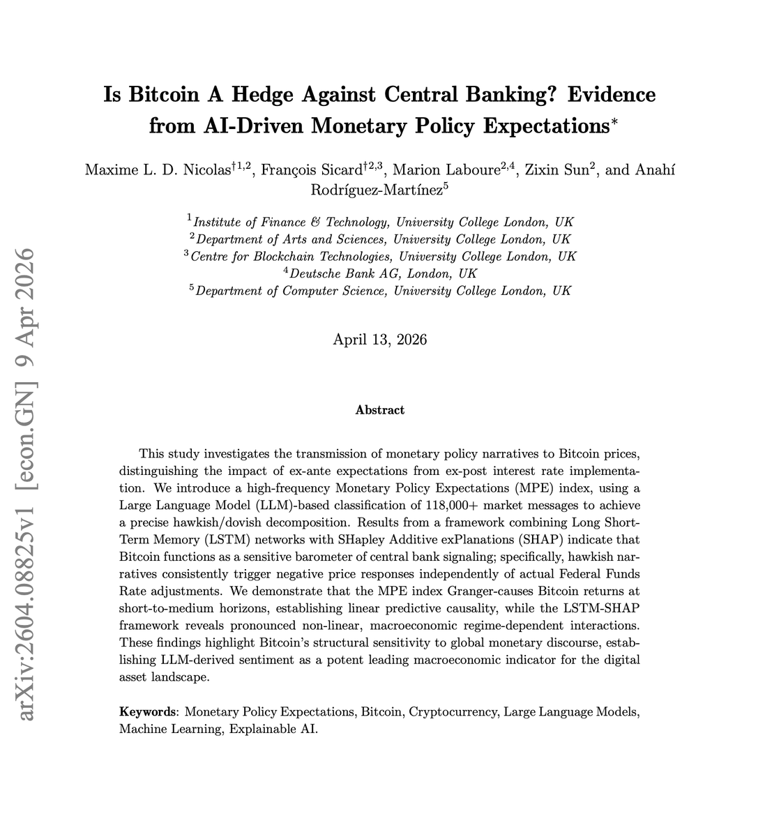 BitcoinPierre's tweet photo. "Bitcoin functions as a sensitive barometer of central bank signaling; specifically, hawkish narratives consistently trigger negative price responses independently of actual Federal Funds Rate adjustments."

Bitcoin monetary maximalism empirically vindicated https://t.co/TvxLVq8jR3