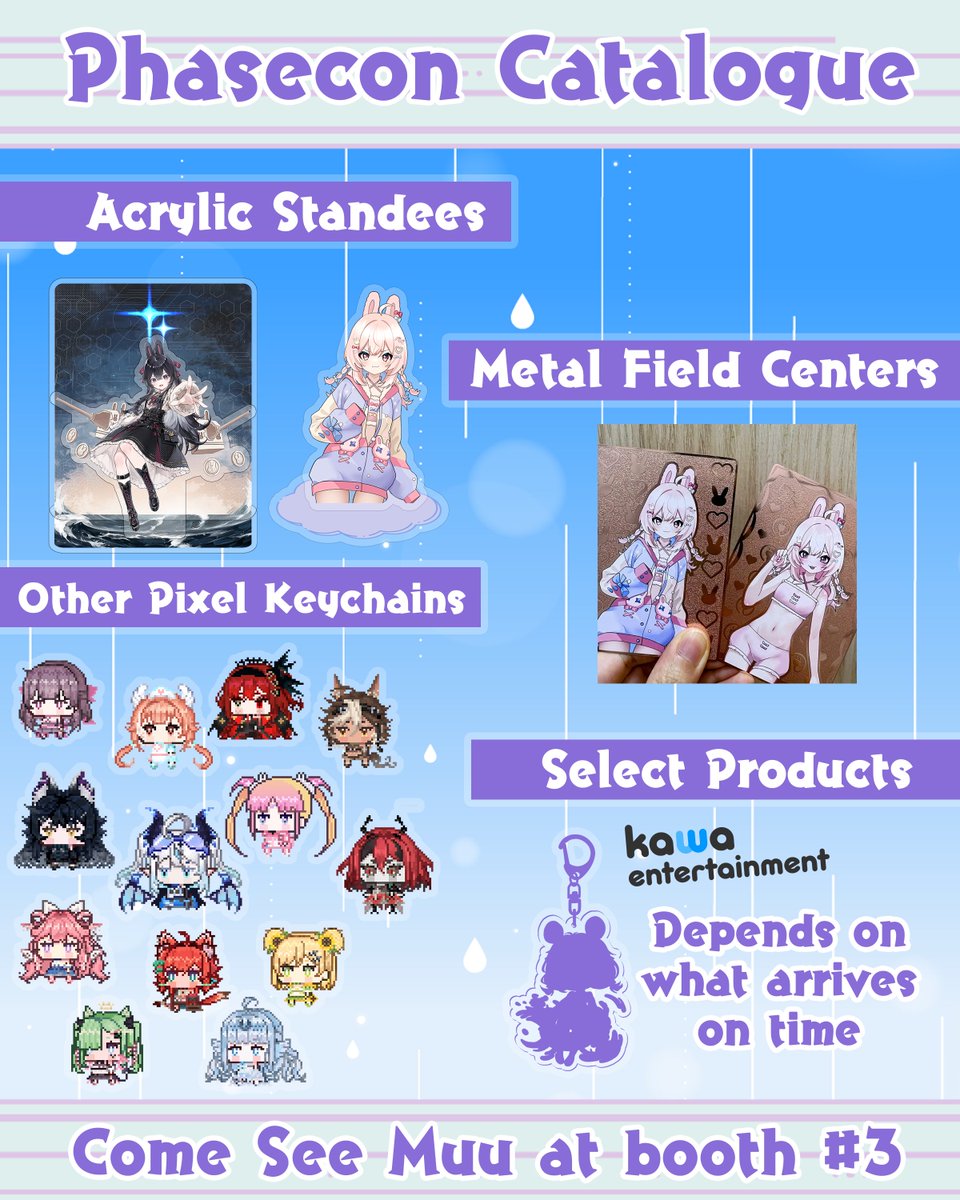 stickers haven't arrived yet, keychains have 'attempted to deliver