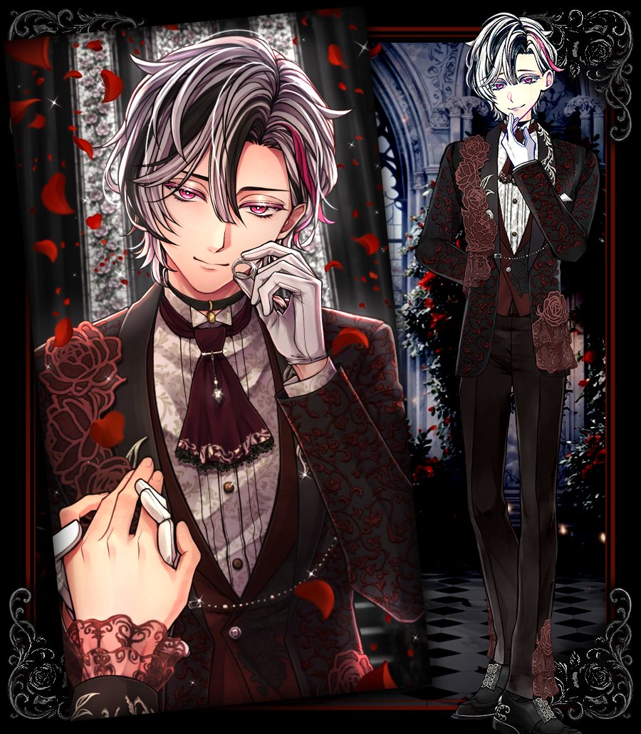 akuneko_info's tweet photo. 🌹イベント SSR執事ストーリー紹介🌹

ベリアンが考えるプロポーズの言葉とは――

『こんなにも大切なお方と…
　どうして、離れ離れになれるでしょう』

※新イベント『Black Rose Wedding』
　ベリアンのSSRで視聴可能
【アプリ】https://t.co/tGj92jstsv https://t.co/USqyTHQ3mp