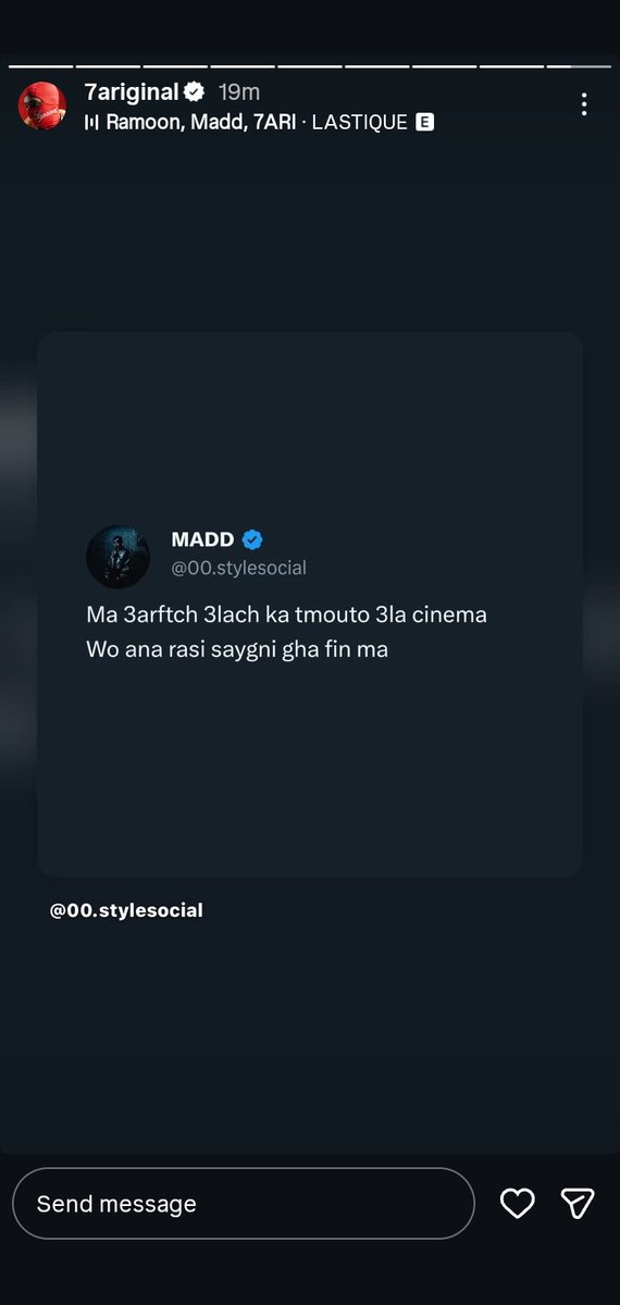 6redflag's tweet photo. Hadchi welah heta ba9i kayjini machi dbesah fhal ai hahahahahahahaha https://t.co/In5PBQKRNF