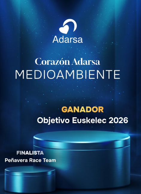 IESGalileo's tweet photo. 🏆 ¡GANADORES DE @CorazonAdarsa2026 en la categoría de Medioambiente! 💚

🙏Gracias a todas las personas que nos habéis apoyado con vuestro voto y a las empresas patrocinadoras que lo han hecho posible.

@grupoadarsa  @euskelec  @FPeuskadi  @tknika  @valladolid https://t.co/mLIohfMwzW