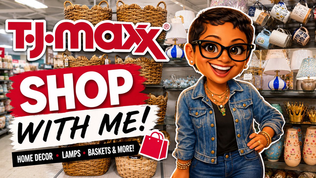 DamarisView's tweet photo. TJ Maxx • Shop With Me! NEW Home Decor, Lamps &amp; Kitchen Finds https://t.co/CYq9061zsL via @YouTube https://t.co/thdXT7p7Yq