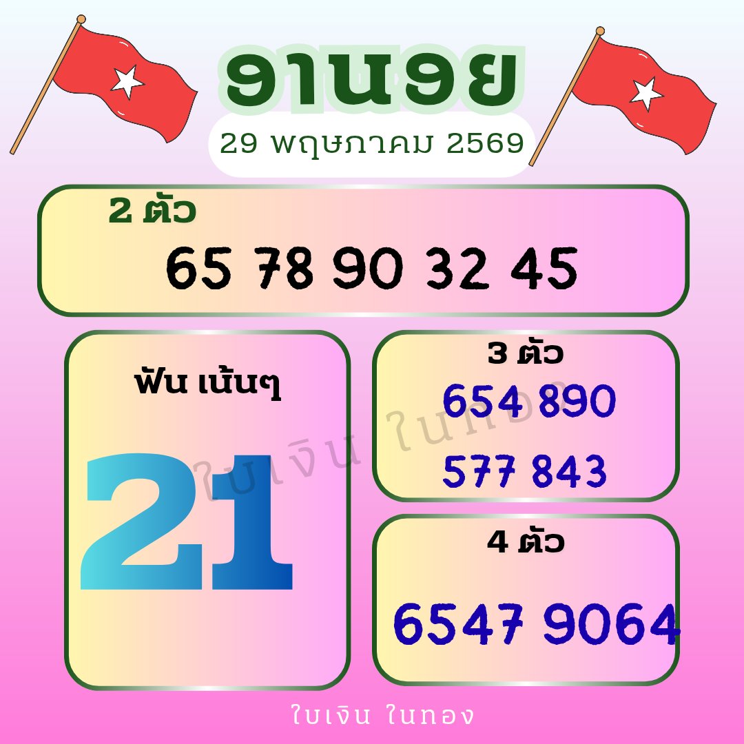 ใบเงินใบทอง🍀 tweet media