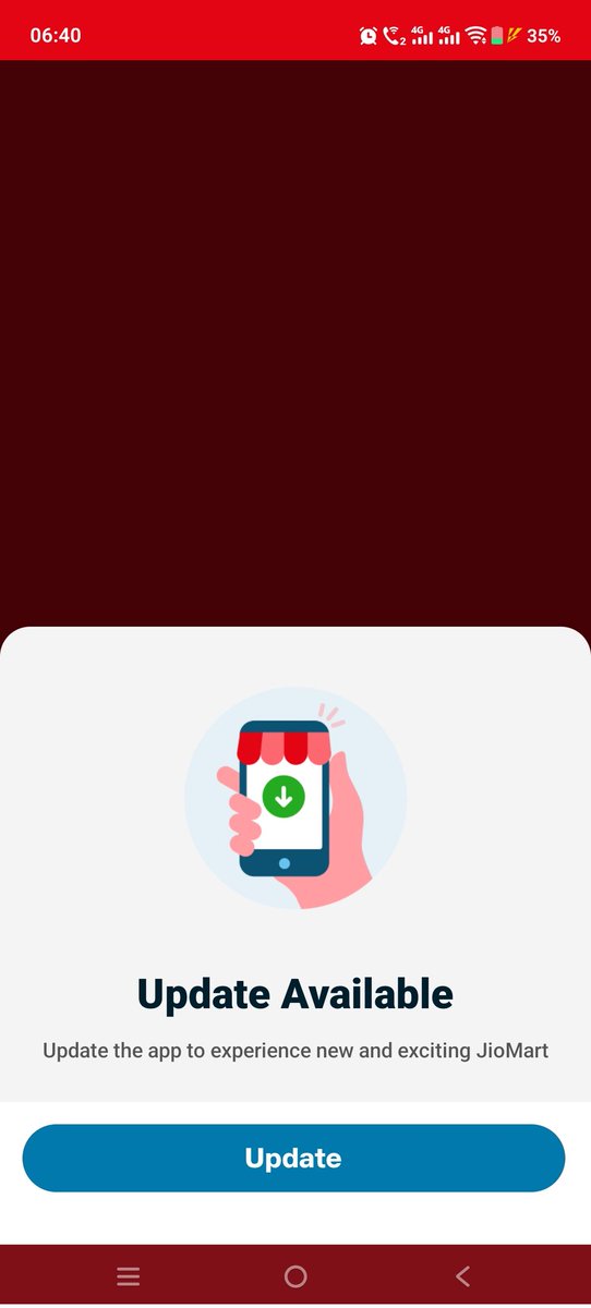 utsavdante's tweet photo. @JioMart_Support @JioMart 
Reg no 8308309461 , the app is updated , I have uninstalled and reinstalled . Still same problem pesists https://t.co/4pe9o5vk4U