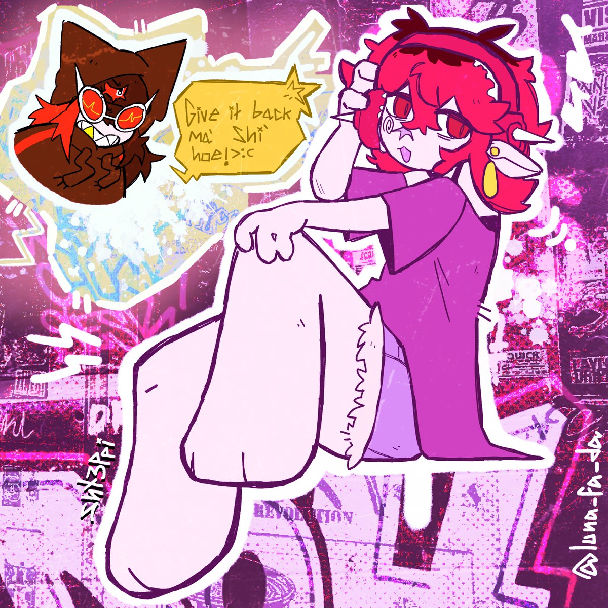 luna_fa_da's tweet photo. @shteppii  fanaaaaaaaaaaaaart >:3 https://t.co/DeaCu9uhaV