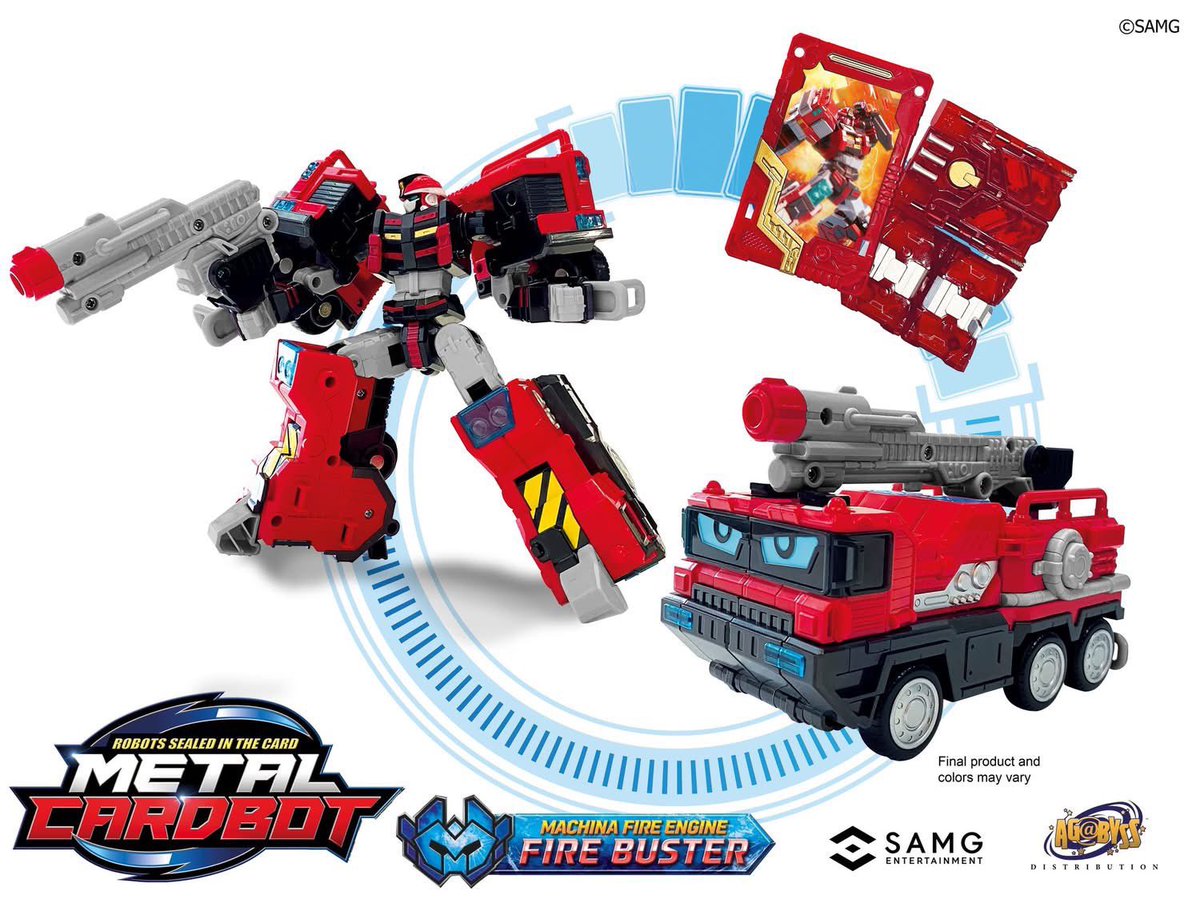 MetalCardbot_US's tweet photo. FIRE BUSTER
Upon his arrival on Earth, a malfunction with his escape pod caused it to burst into flames with Fire Buster trapped inside. Haunted by flashbacks of the traumatic event, he occasionally becomes overzealous in extinguishing any size flame his sensors detect. https://t.co/QH4Amzdedi