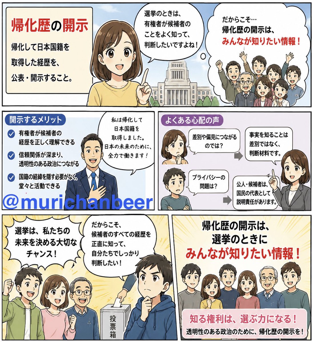 murichanbeer's tweet photo. 帰化歴の開示を求めます。 https://t.co/7xhEACdWJl