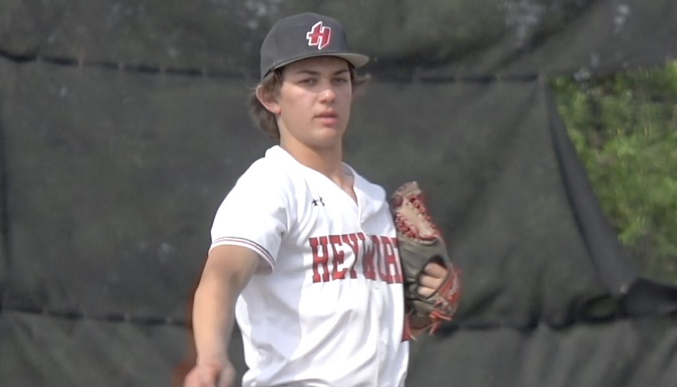 Channel1450com's tweet photo. Boston Katz struck out 13 as the Hornets picked up a win over the Lutheran High Crusaders in a regional semifinal on Thursday 
https://t.co/XRPOcbriZd https://t.co/jUX2VdoOrd