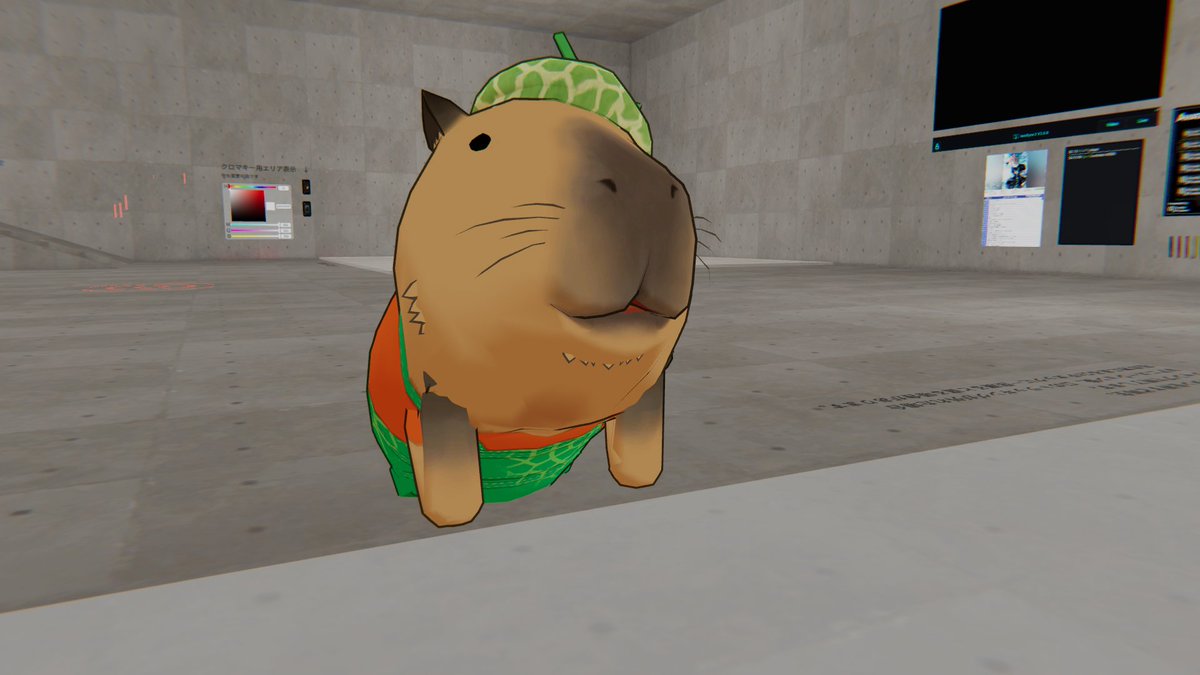 pW5bUZMQDJ5mKOK's tweet photo. #VRChat
ワールド　作業部屋
ができたそうなので
ポーズやダンスして遊んでた
かわいいポーズセット眺めてられる～ https://t.co/uwY9M2As2K