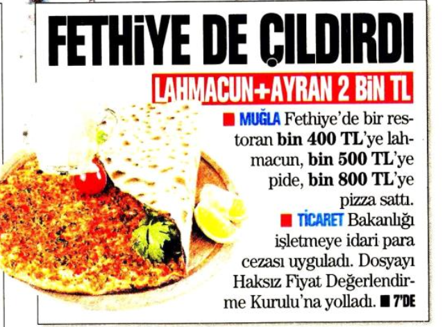 ma_ozdemir's tweet photo. Kıymetli Ticaret Bakanlığımız #Fethiye #Ölüdeniz'in en işlek yerinde yaz sezonu kiralarını duysa herhalde o an şak düşer bayılır. Bizim sorunumuz ne lahmacun ne pide ne de pizza. 92 Ülke bulunan #Avrasya kıtasında #Türkiye fahiş enflasyon sıralamasında #İran'dan sonra ikinci. https://t.co/GVst6zizbQ