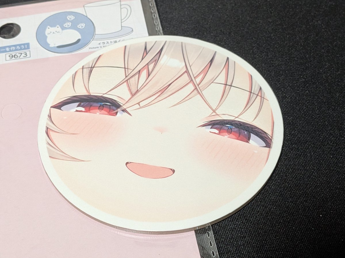topia_sub's tweet photo. 領国つかさの紙コースターをアクリルコースターに加工する！ッ https://t.co/plAirVunqf