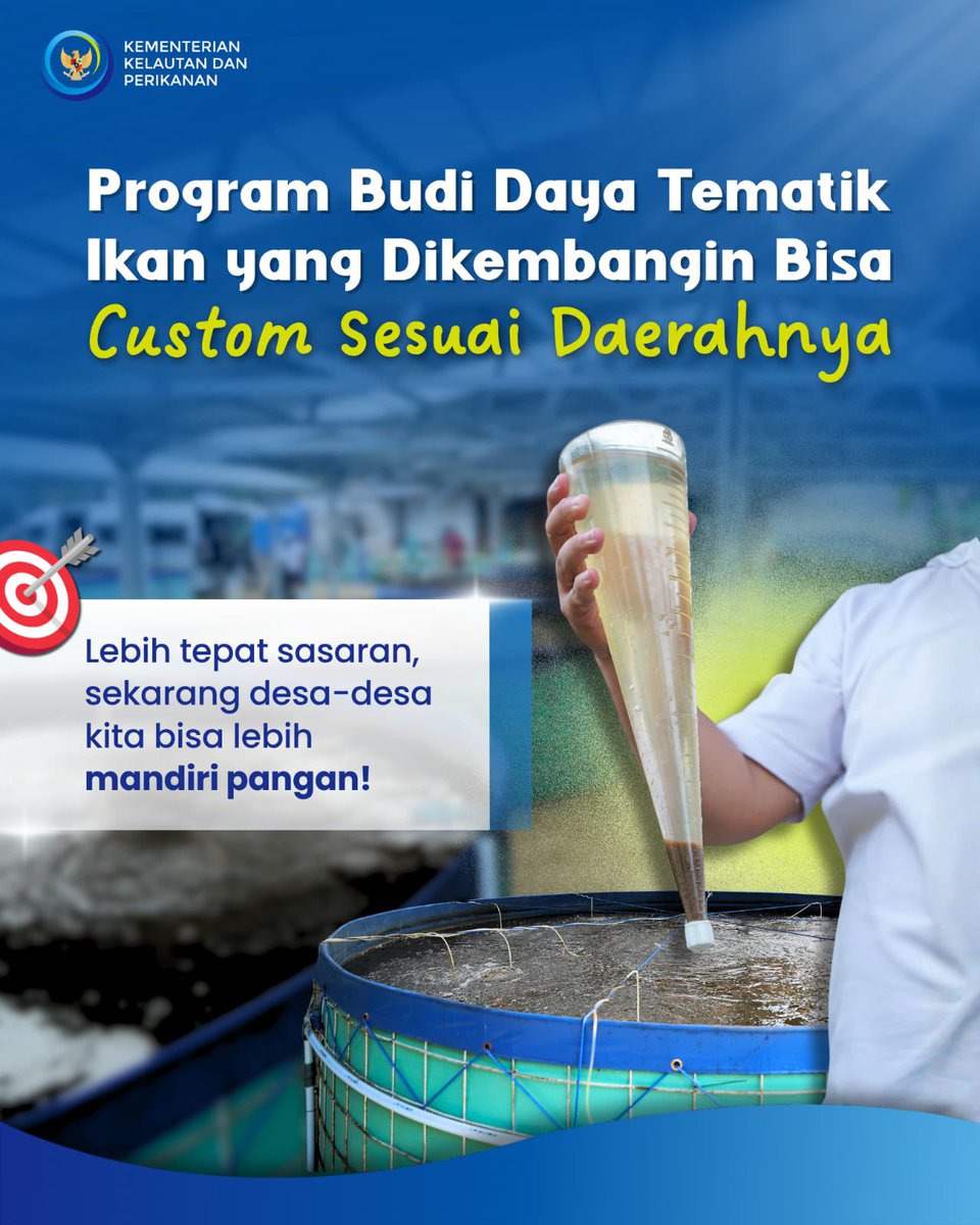kkpgoid's tweet photo. Lain ladang lain belalang, lain desa lain pula jenis ikannya!

Sahabat Bahari, Lewat program Budi Daya Tematik, desa-desa di Indonesia sekarang bisa mengembangkan perikanan air tawar yang paling cocok dengan wilayah mereka. https://t.co/KNRTQg1gTn